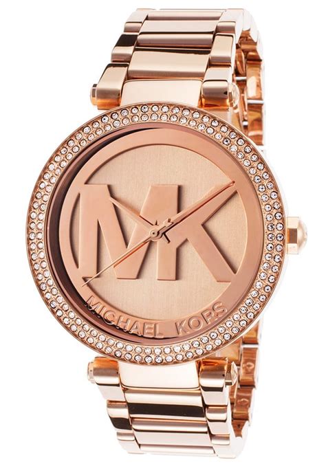 michael kors womens oversized rose gold watch|rose gold watches ladies watch.